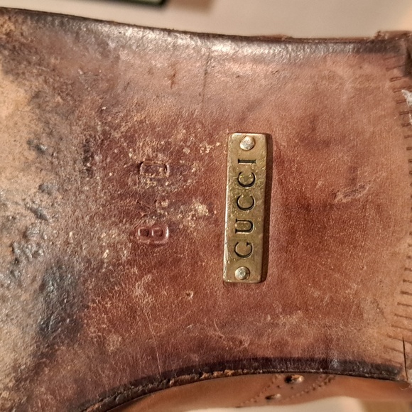 Gucci vintage brogue tall boots 8.5 - Picture 11 of 11